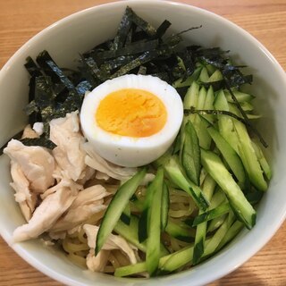 【休日の昼ごはん】ざるラーメン